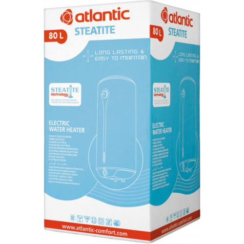Водонагрівач Atlantic Ego Steatite 80 Сухий Тен