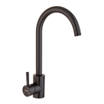 Змішувач - MIXXUS кухня SUS-011 BLACK нерж