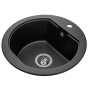 Гранітна Мийка Granado LUGO black shine (480*500mm.) + дошка