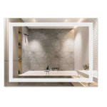 Дзеркало настінне MIXXUS WARM MR02-80x60 з антизапотіванням 800х600 мм