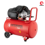 Компресор Intertool 100л. 2 порш.