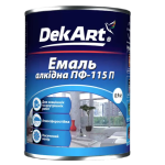 Емаль алкідна DekArt ( Декарт ) ПФ-115П 0.9 кг Біла глянцева