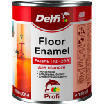 Емаль алкідна Delfi ПФ-266 Жовто-коричнева 0.9 кг
