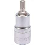 Головка торцева до квадрату 1/2" YATO з насадкою "SPLINE" М8, L= 55 мм