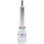 Головка торцева до квадрату 1/2" YATO з насадкою "HEX" M5, L= 100 мм
