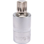Головка торцева до квадрату 1/2" YATO з насадкою "SPLINE" M14, L= 55 мм