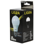 Лампа LIGRA A60 8W 4100K 220V E27 (0824-60)