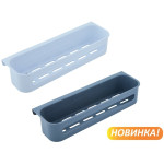 Полиця для ванної кутова 1рівнева (біла) 285*90*60
