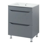 Тумба Кварта New Graphite 9060 60см
