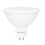 Лампа світлодіодна MAXUS MR16 7W 4100K 220V GU5.3 (1-LED-722)